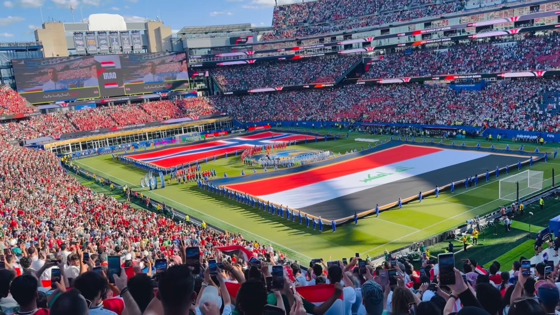 Norge mot Irak, Foxborough